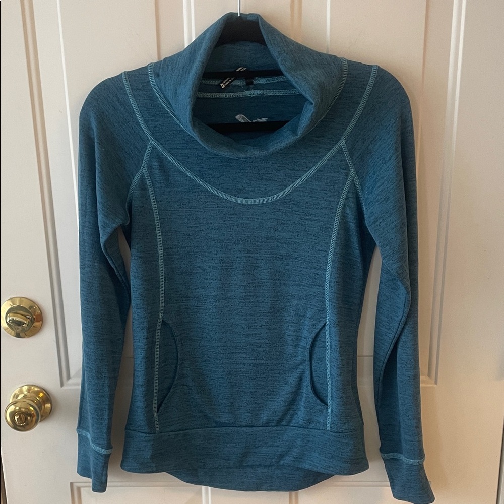 Kuhl Teal Cowl Neck Top Size xs
